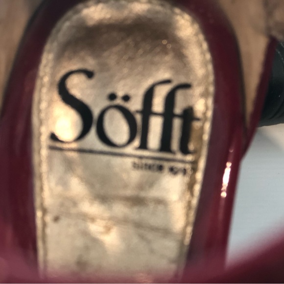 3 for $20 Soffit red patent leather shoes size 6 - Picture 4 of 4